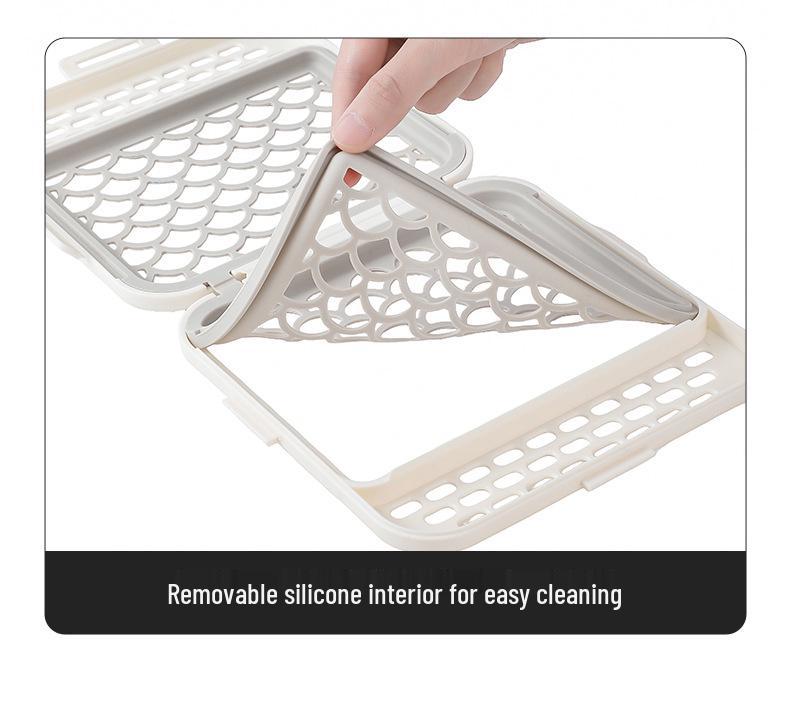 Silikonový koš na drobné předměty do myčky pro organizaci kuchyně