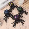 Spider Squeeze Toy Realistic Stress Relief Fidget Toy Soft TPR Toy with Colorful Beads Inside Prank Fun Halloween Gifts