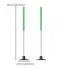 2 Pieces Agility Training Pole Portable Rebound Weather-Resistant