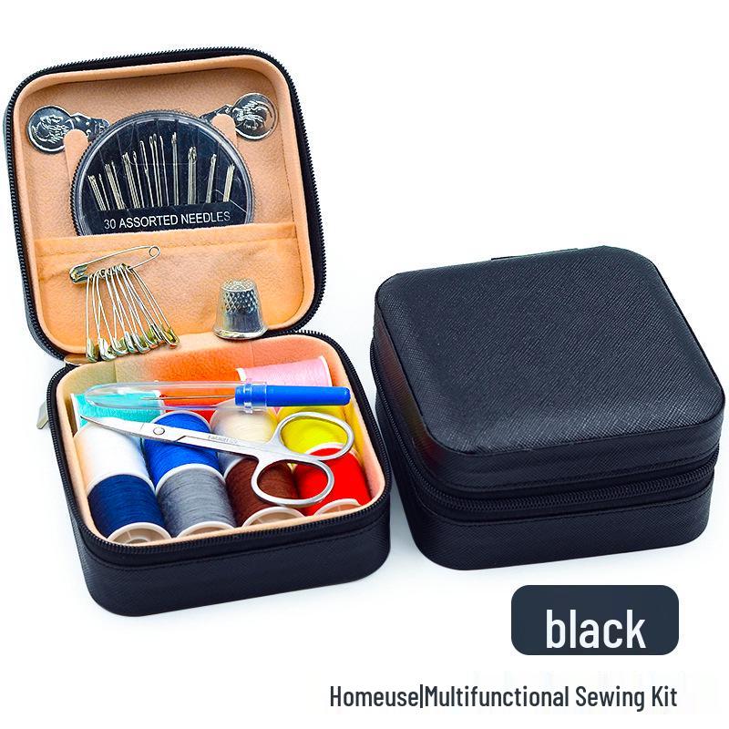 48-Piece Portable Sewing & Repair Kit with Multi-Color Threads