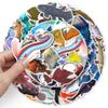 50-Pack Deep Sea Fish Cartoon Stickers: Waterproof Marine Life for Journals, Phone Cases, and Creative Decoration