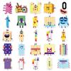 50 Numberblocks Waterproof Decorative Stickers for Early Childhood Education