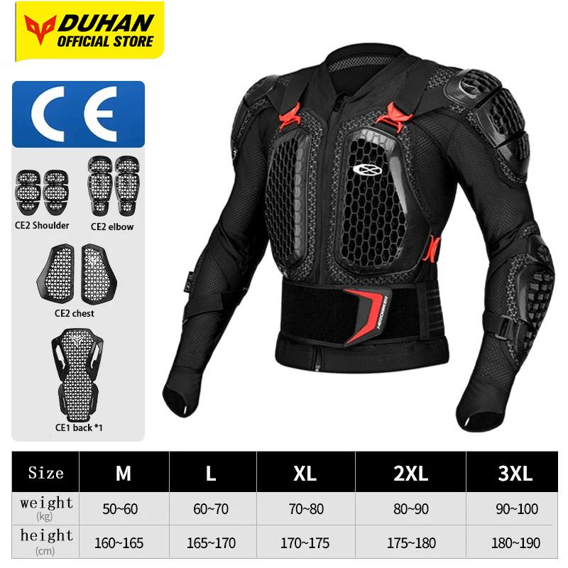 Motorradjacke Herren Moto Körperschutz Motocross Rennjacke CE-Zulassung Motorrad Moto Schutzausrüstung