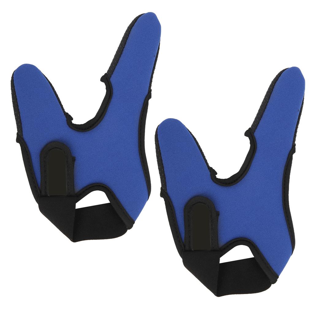 2Pcs Fishing Gloves 2 Finger Protector Nonslip Breathable Outdoor Fishing Gear Supplies