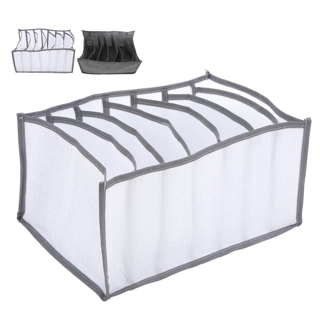 Wardrobe Clothes Organizer 7 Grids Large Capacity Stackable Odorless Fabrics Space Saving Clothes St