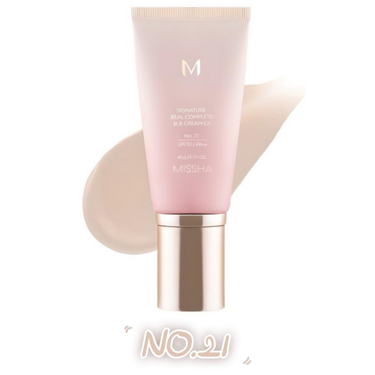 

[MISSHA] Signature Real Complete BB Cream EX SPF30 PA++ 45г (Выберите №21, №23) 45g (NO.21) X 1PCS