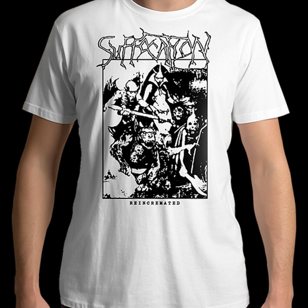 

Suffocation band ALBUM WHITE T-shirt unisex All sizes S to 45Xl JJ5038 Unisex T-Shirt S