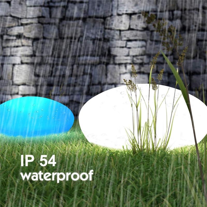 LED Solar Light Lamps Swimming Pool Ball Cobble Stone Lamp Light Solar Lighting Solar Lighing Garden Decoration