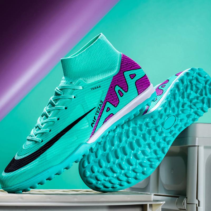 TF/FG Leichte Knöchel-Fußballschuhe Herren-Fußballschuhe Outdoor Rutschfest Rasen Professionelles Training Turnier Sportschuh