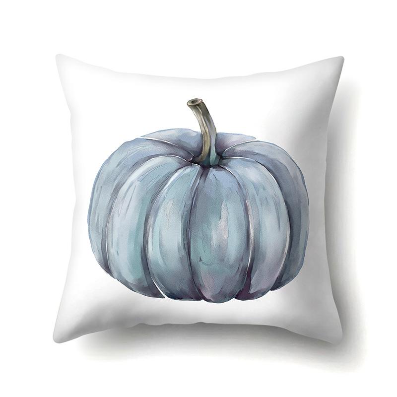 Thanksgiving Pillowcase Blessing Maple Leaf Pumpkin Sofa Cushion Cover Office Home Living Room Pillowcase