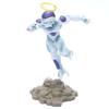 18cm Anime Dragon Ball GK Figure White Frieza Theatrical Version Angel Head Ring Scene Ornament Figure Model Toys