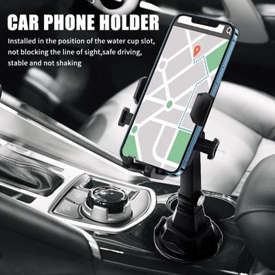 Einstellbare Auto Tasse Halter Halterung GPS Telefon Halterung 360 Grad Rotation Tasse Telefon Stehen Für Iphone 14 13 Samsung Xiaomi