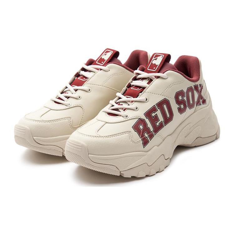 MLB Big Ball Chunky Synthetic Leather, Leather Cushioning Abrasion Resistant Height Increasing Low Top Casual Shoes 3ASHBVS3N