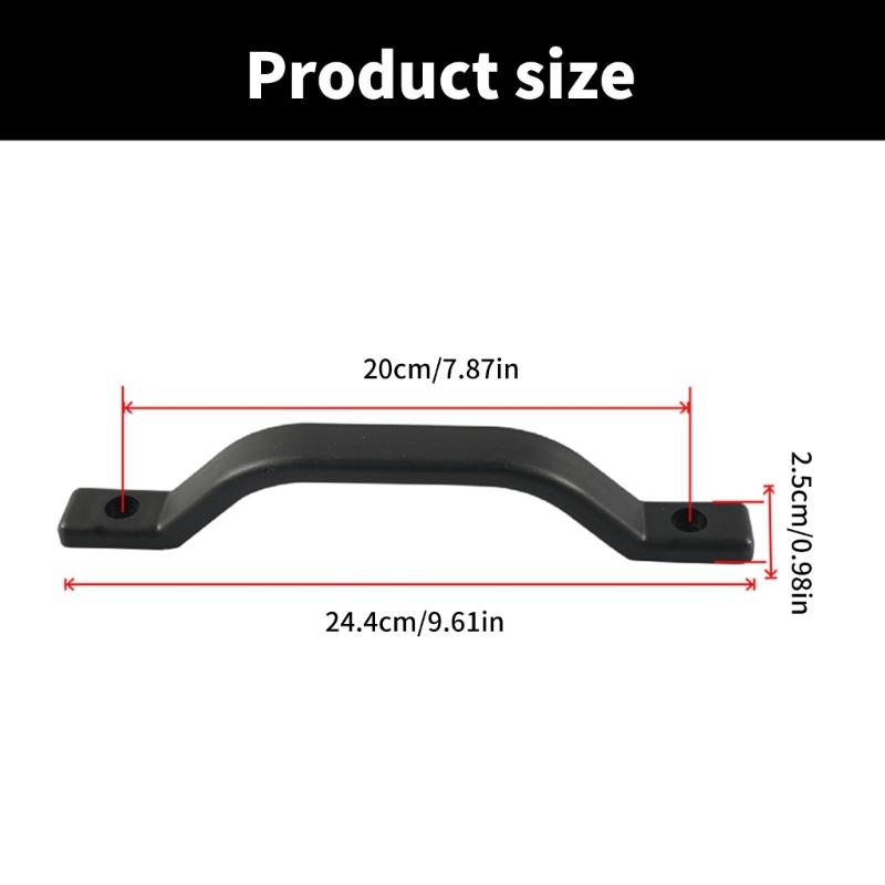 2pcs RVs Grab Assist Handle Universal 9.6In Exterior Assist Handle Replacement Anti Slip Grab Door Handle for Campers
