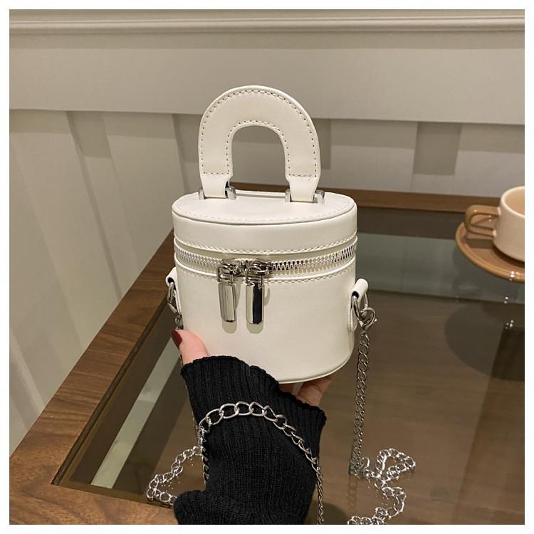Pu Mini Tote Bag With Zipper Closure For Daily Use