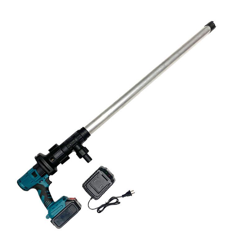 High Power Brushless Oil Pump Portable Liquid Extraction Bucket Pump Large Capacity Lithium-ion Diesel Pumping Unit Blue