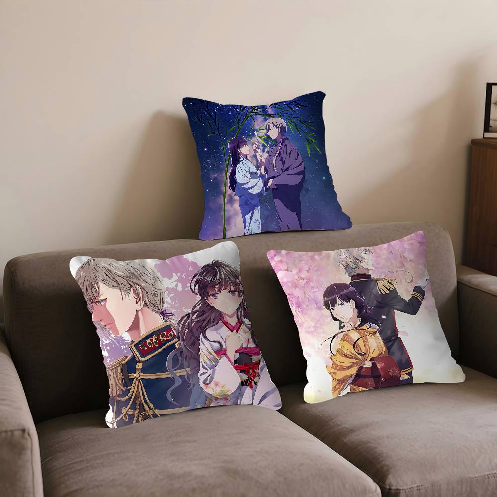 Anime-M-My Happy Marriage Pillow Anime Pillow Sofa Bed Head Pillow Cover Cushion Cover 45x45 Cm Fashion