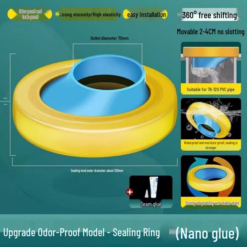 Furonghua Toilet Offset Flange Seal Ring