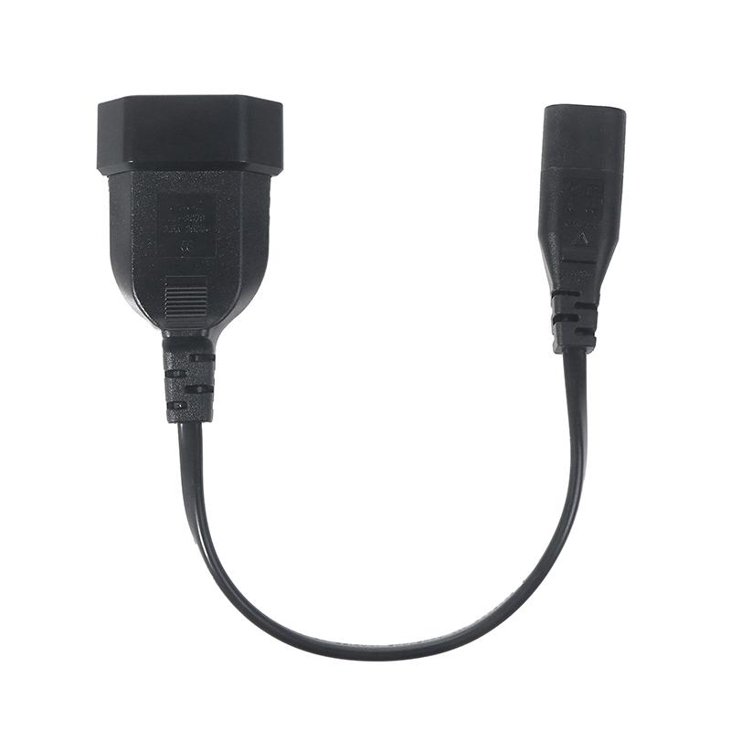 For Pdu Ups 25Cm Iec320 C8 Male To Europe Schoko Cee7/16 Outlet Female Socket Power Extension Cable
