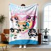 The Powerpuff Girls Soft and Comfortable Flannel Suitable for Sofas Living Rooms Outdoor Camping Travel and Also Makes a Great Anniversary Gift