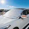 1PC Heavy Duty Car Windshield Snow Cover – All Weather Protection,Blocks Snow,Ice,Frost,Sun & Dust – Easy Install, Universal Fit