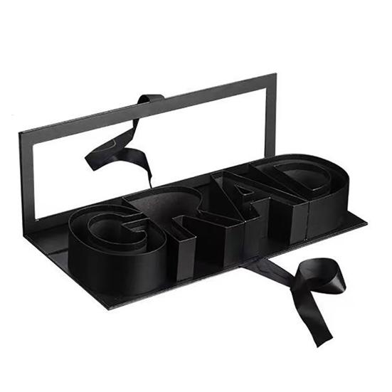 

Yousheng Graduation Gift Box 2026 Sturdy Self-Fillable Letter Shaped Box for Snacks Gifts Flowers Cash No Assembly DIY Graduation Gift for High School