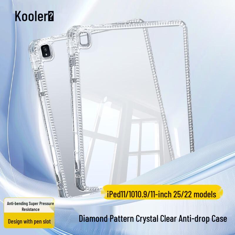 

Kulefeng Прозрачный противоударный TPU чехол-подставка для iPad 10.9/11 inch