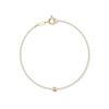 LUNNE 14k One Point Mini Ball Bracelet (14k Gold) #BR05