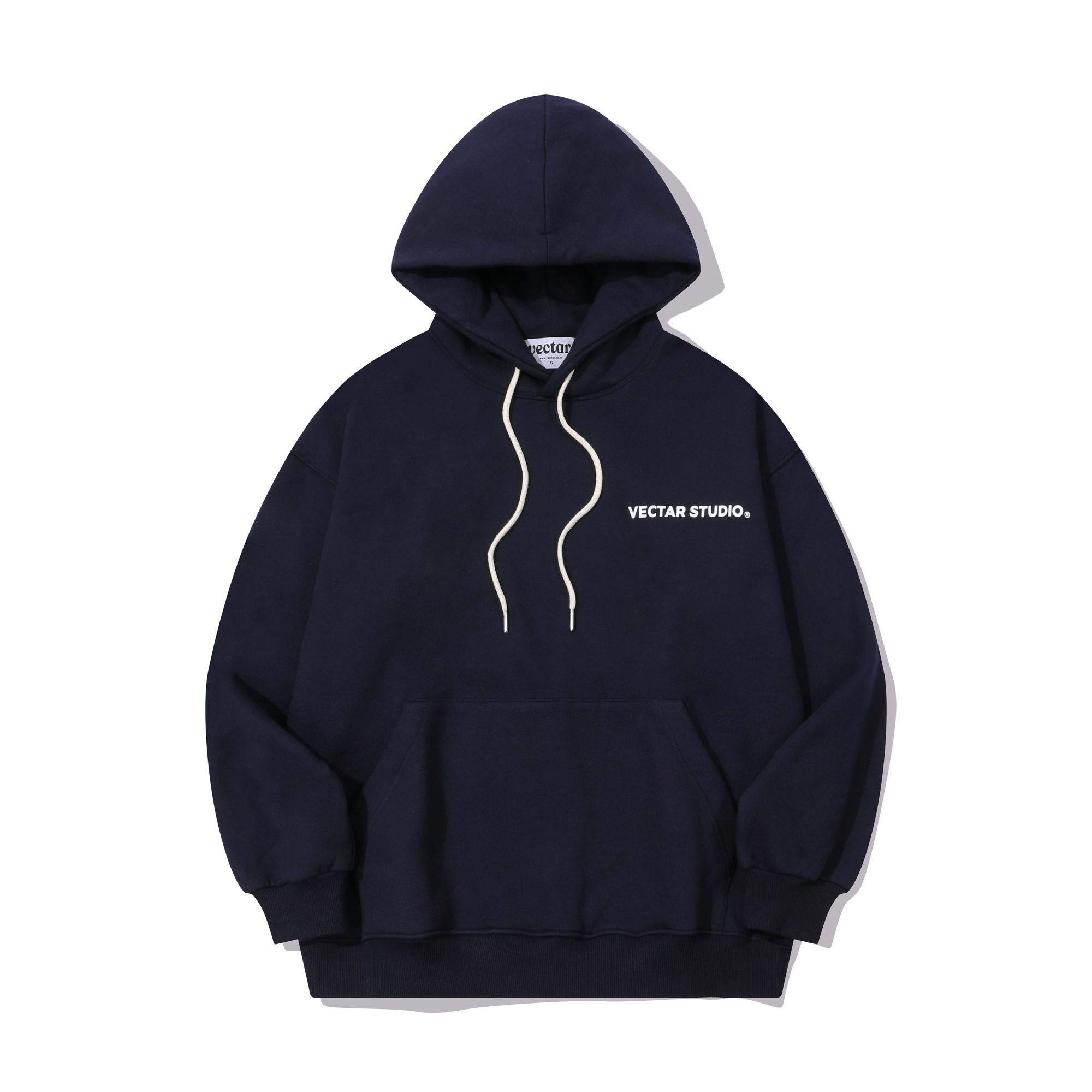 Vectar Studio Logo Hoodie - Navy S