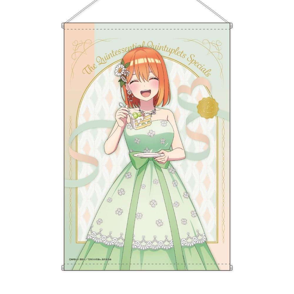 

Xebec Quintessential B2 Tapestry First Bite Yotsuba Nakano W515 x H728mm Made of polyester Quintuplets Ver. D Approx.