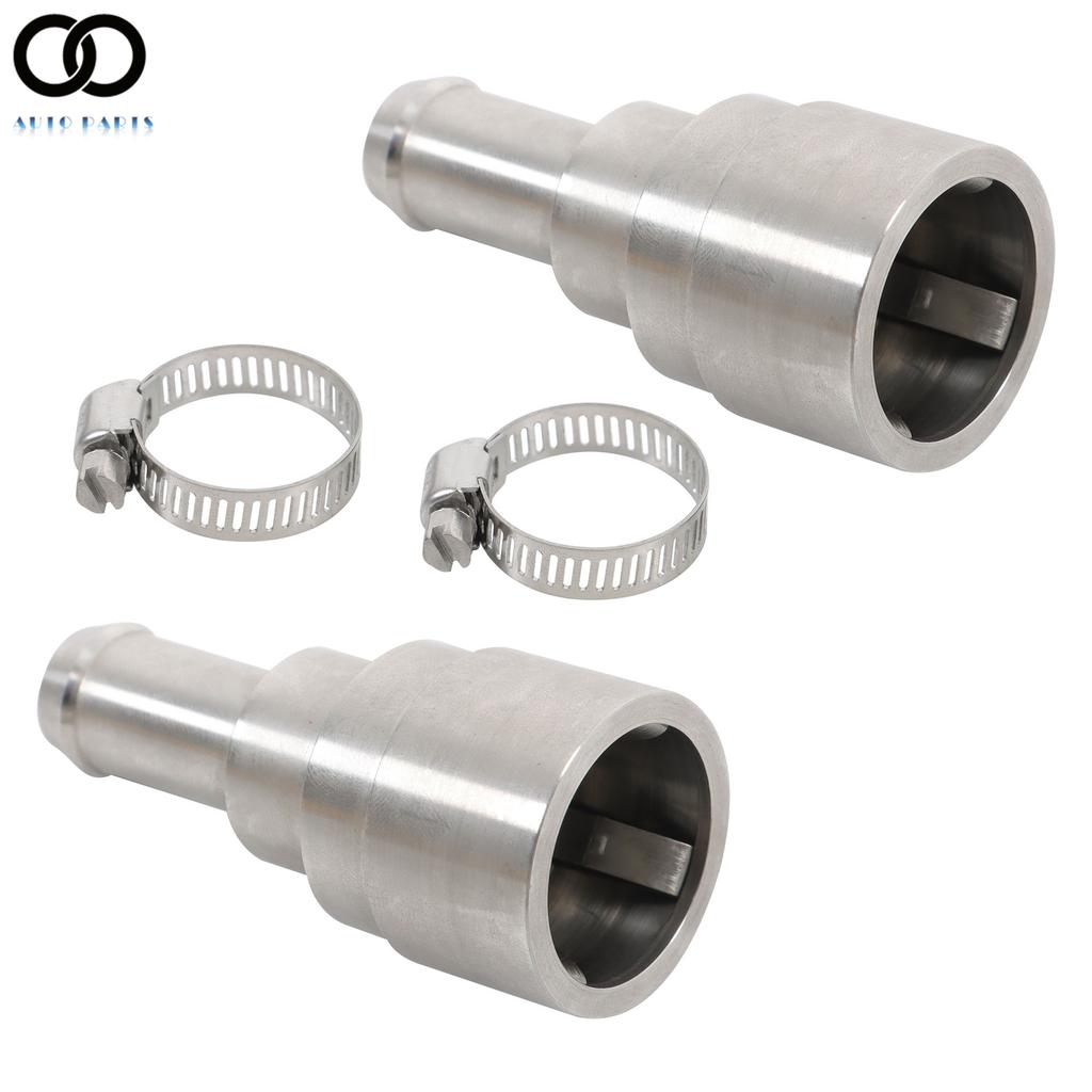For 1998-2014 Silverado Tahoe Suburban 2Pcs Heater Core Coolant Hose Connectors