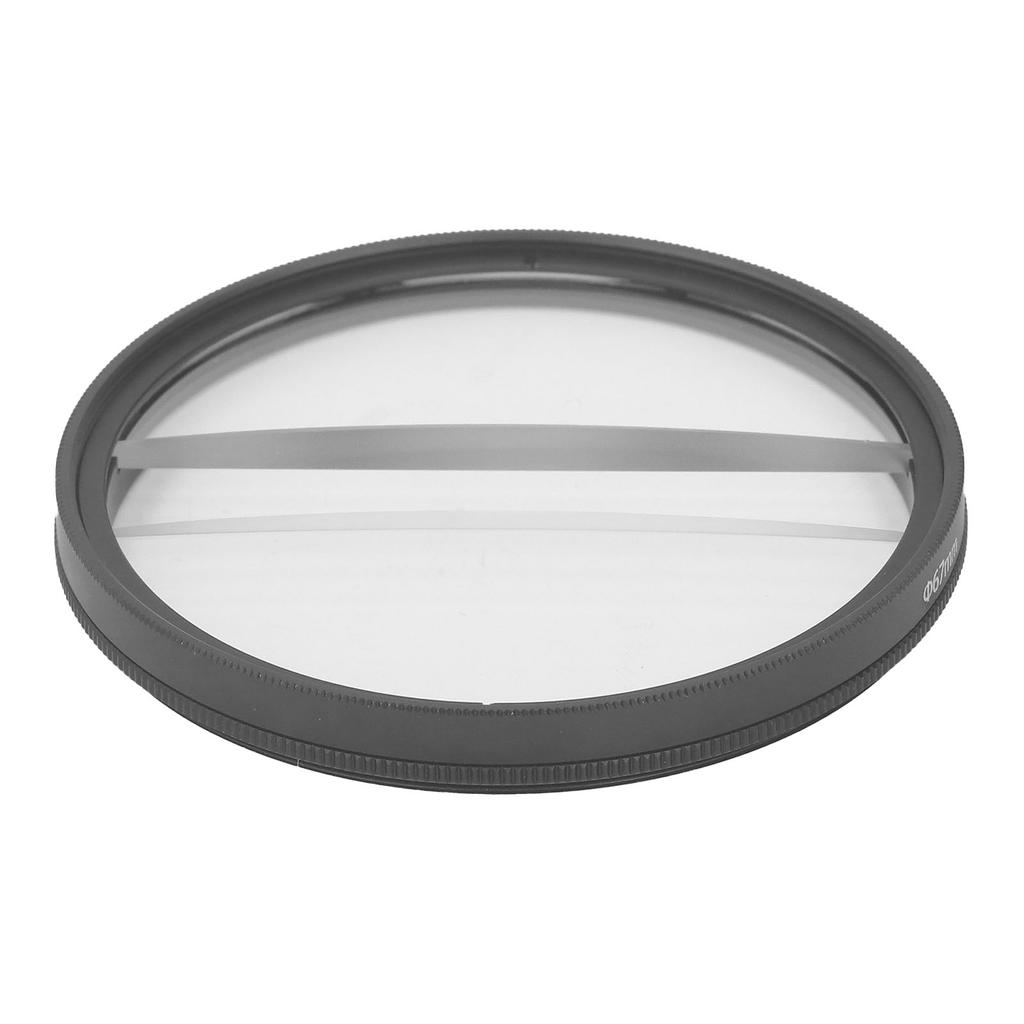 Double Half Moon Prism Special Effect Filter Camera Center Field Separation Diopter Filter Photography SLR Camera