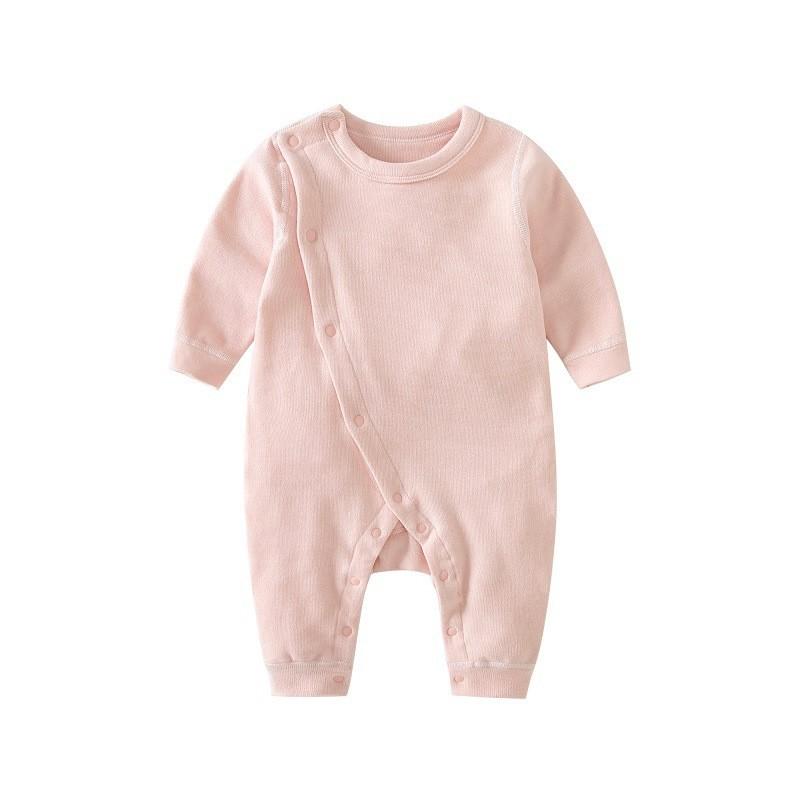 Baby Cotton Sleeveless Romper With Long Sleeves For Newborns And Infants