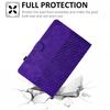 For Amazon Kindle Paperwhite (2024) Case Card Slots Leather Cover Block Pattern
