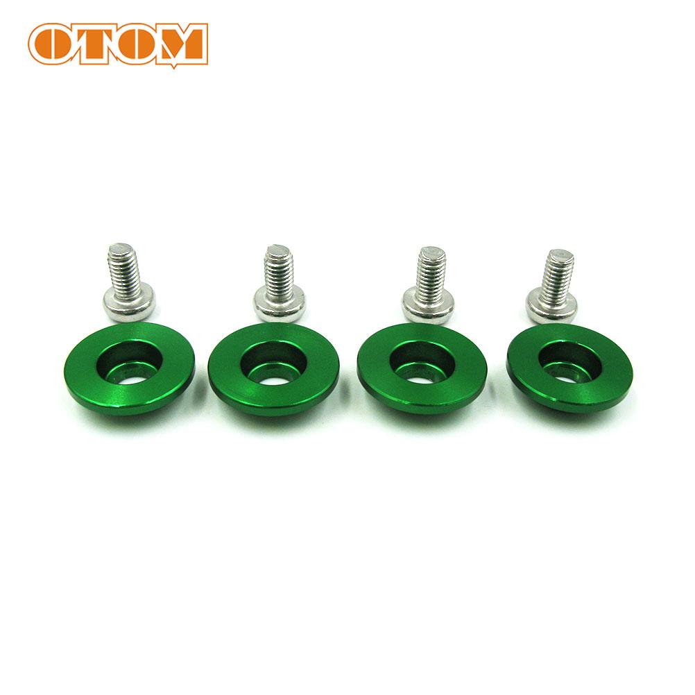 For KAWASAKI Motorcycle Chain Slider Washer CNC Machining Swing ARM Pad Buckle Flat Fork Gasket Screw Kit KX250F KX450F KXF 250
