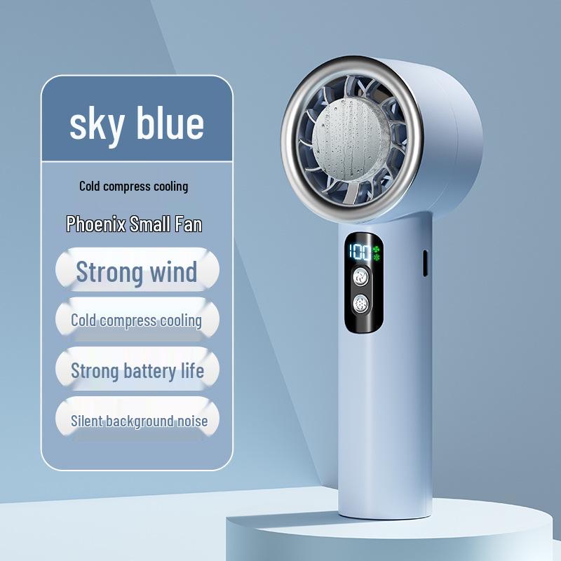 Portable Rechargeable Neck Hanging Mini Handheld Desktop Fan