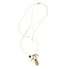 Lightweight Horse Charm Tassels Necklace Stylish Wax Rope Neck Chain Stylish Neck Jewelry Gift For Sister Best Friend