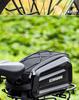 RZAHU Waterproof Bike Top Tube Bag with Dual Pouches and Phone Holder