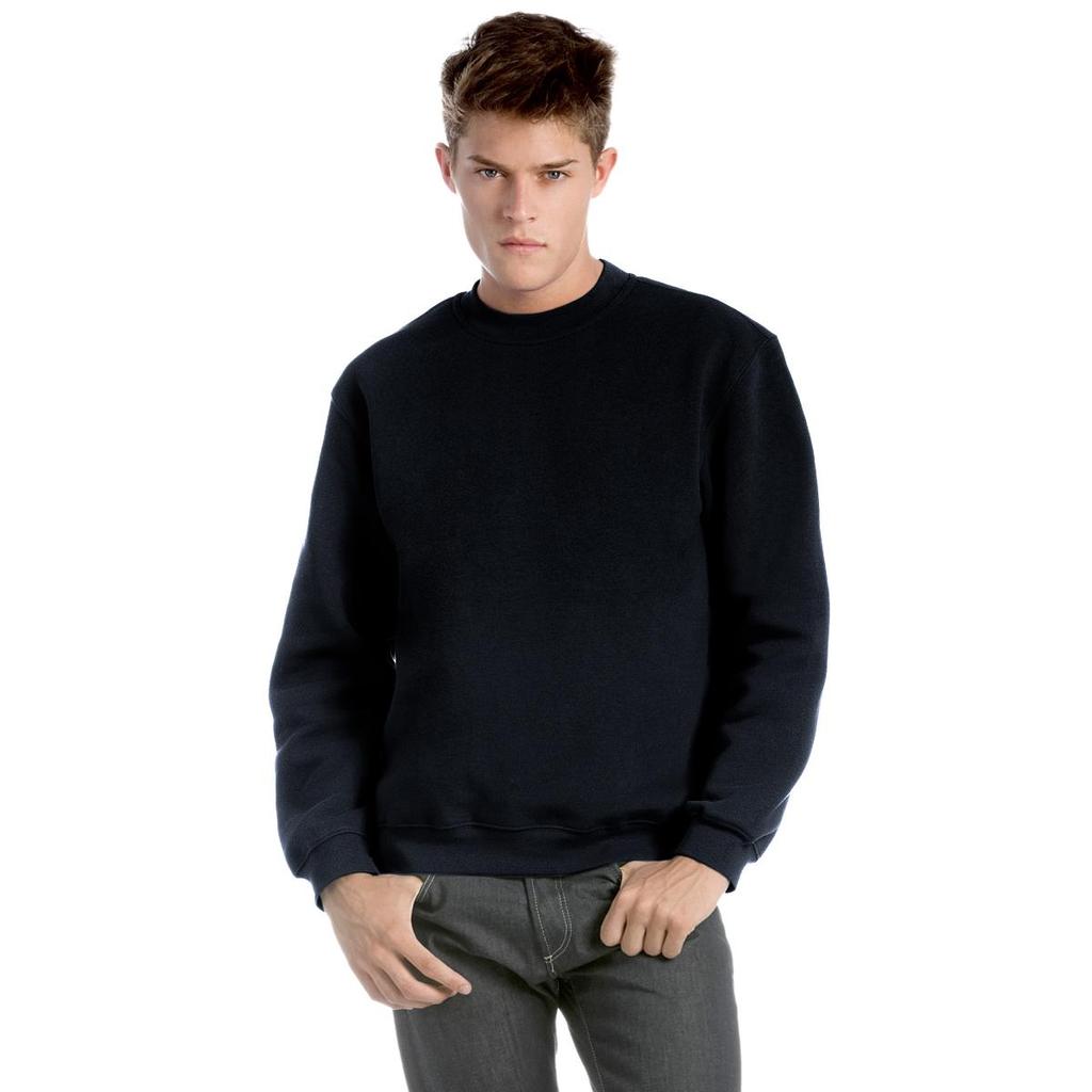 B&C Unisex Set In Modern Cut Crew Neck Sweatshirt