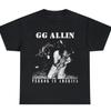 Gg Allin Terror In America T-shirt S S 5XL