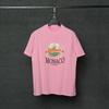 Fashion Trendy Brand Summer Short-sleeved Men's and Women's Crew Neck Printed Loose and Versatile Pure Cotton T-shirt