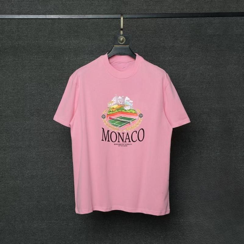 Fashion Trendy Brand Summer Short-sleeved Men's and Women's Crew Neck Printed Loose and Versatile Pure Cotton T-shirt