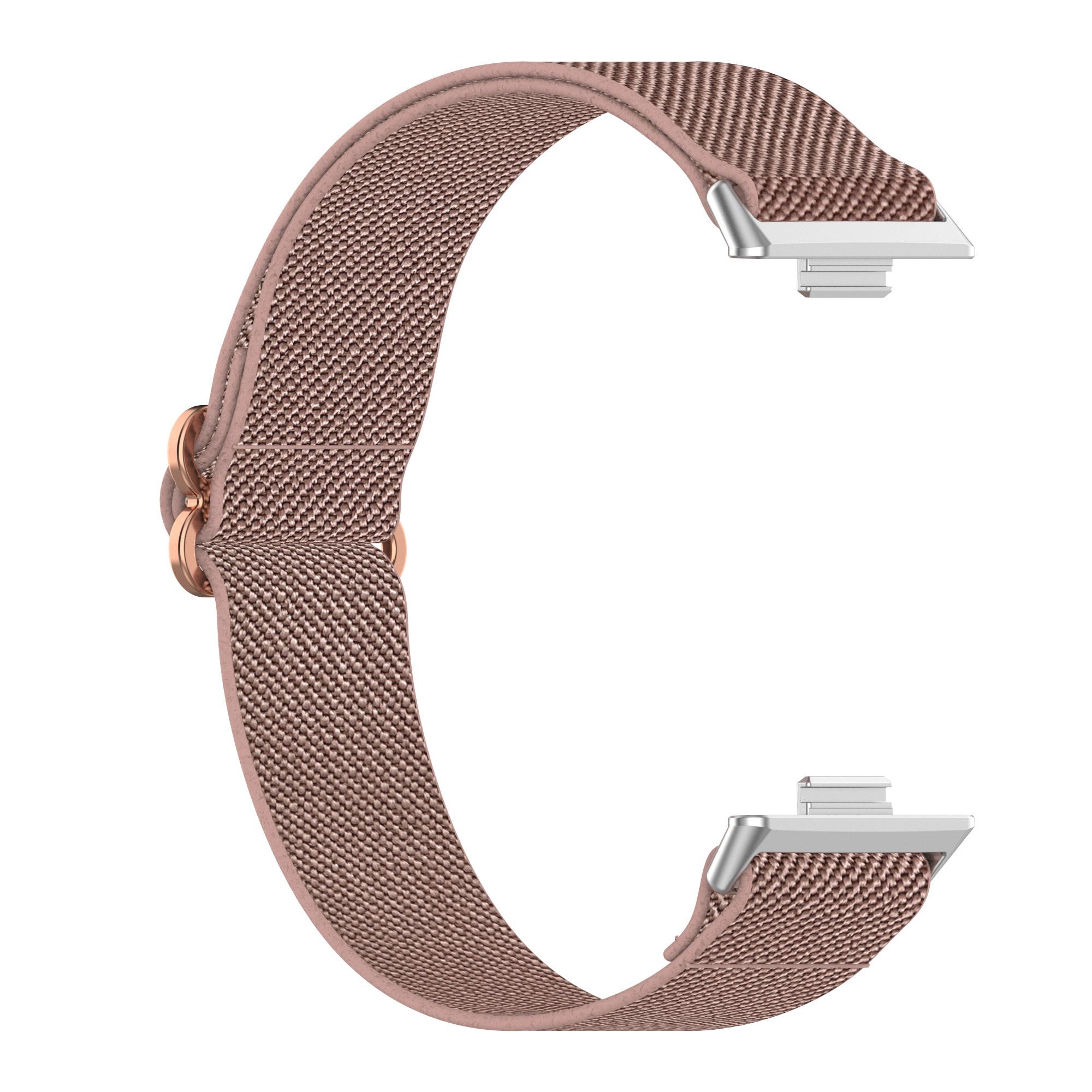 

Scrunchie for HUAWEI watch fit 4 pro 3 strap smartwatch accessories sport nylon Loop bracelet correa HUAWEI watch fit3 4 band Huawei Fit 3 роза розовый