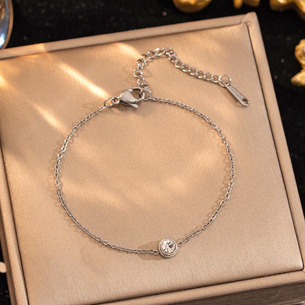 

Браслет из титановой стали в корейском стиле, не тускнеющий - Трендовый, Модный и Изысканный дизайн