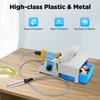 Bymaocar 350w Cutting Polishing Machine for Gem Jewelry Rock Bench Lathe Table Saw Polisher Adjustable Precision Full Accessory