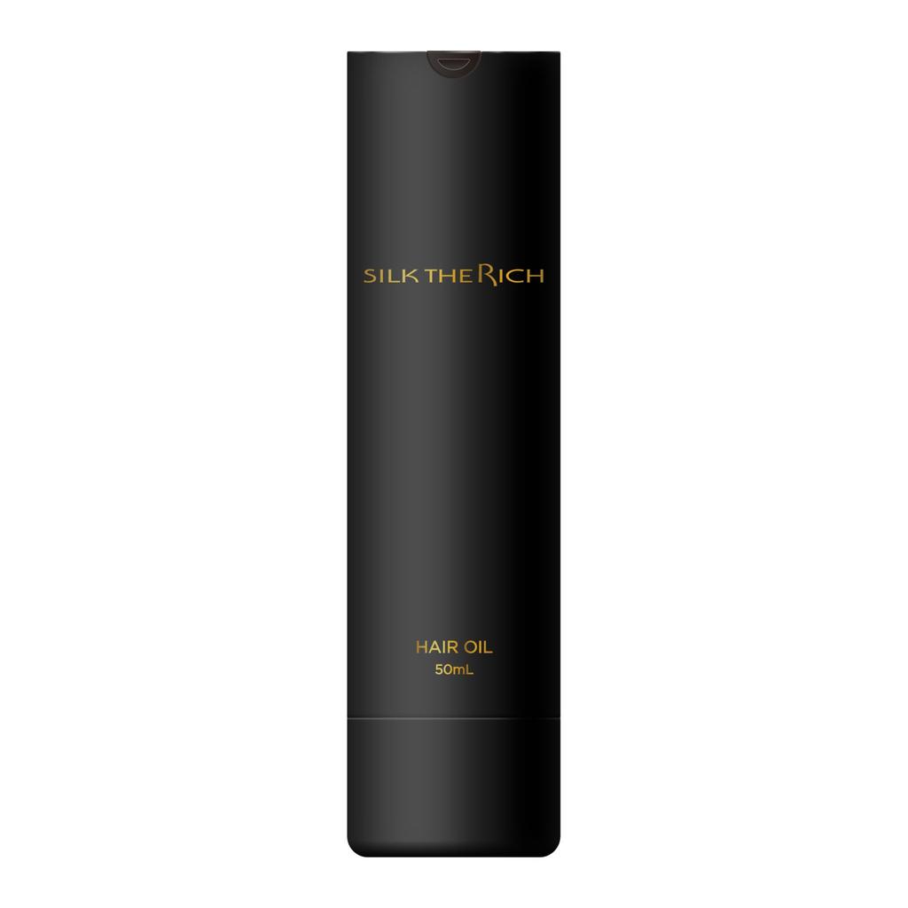 Scalp Care Hair Oil – Luxury Hair & Scalp Treatment with Natural Silk & 80%+ Beauty Ingredients 50ml– THE RICH
