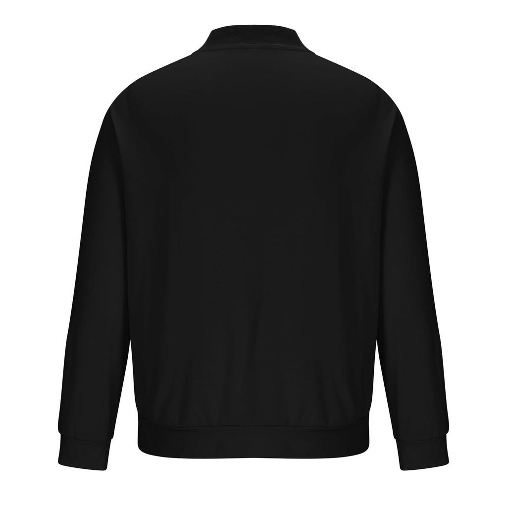 Veste en Coton pour Homme Veste Fine Veste Décontractée avec Fermeture Éclair Veste Classique Vêtements d'Extérieur