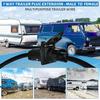 7 Way Trailer Plug Extension 1 FT, 10-14AWG 7 Pin Trailer Extension 7PIN-1FT