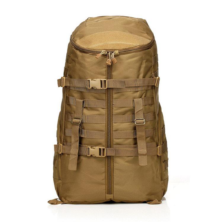 

65L Tactical Camouflage Hiking & Shoulder Backpack - Multifunctional Outdoor Bag 65L хакі