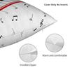 Beat It piano MJ king of pop  Square Pillow Cases Cushion Cover Awesome Zippered Decor Pillowcase for Home 18"x18"